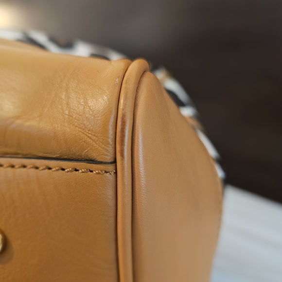 Tory Burch Leopard Print Bag in Tan and Black - Picture 9 of 14